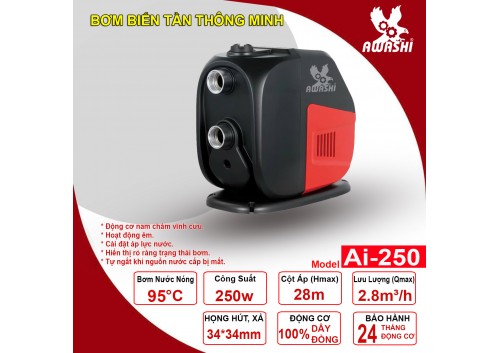 Bơm tăng áp biến tần Awashi AI-250 (250w)