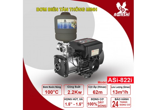 Bơm tăng áp biến tần Awashi Asi-822  (2.2kw)