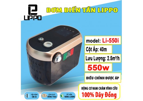 Bơm tăng áp biến tần Lippo 550w