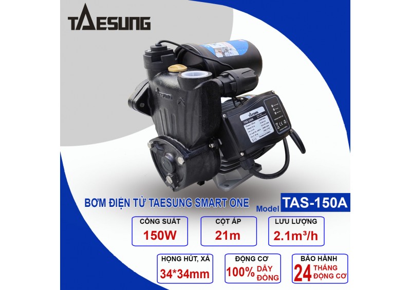 Bơm điện tử Taesung Smart one TAs-150