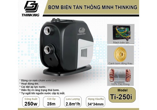 Bơm tăng áp biến tần Thinking  TI-250i (250w)